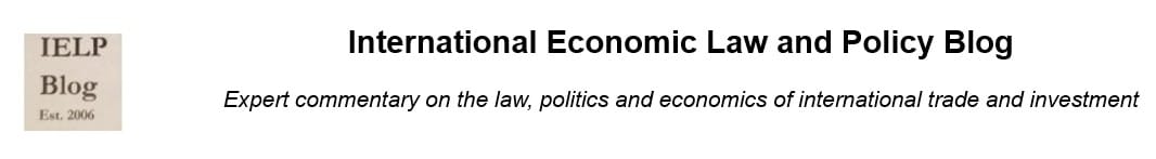 International Economic Law and Policy Blog